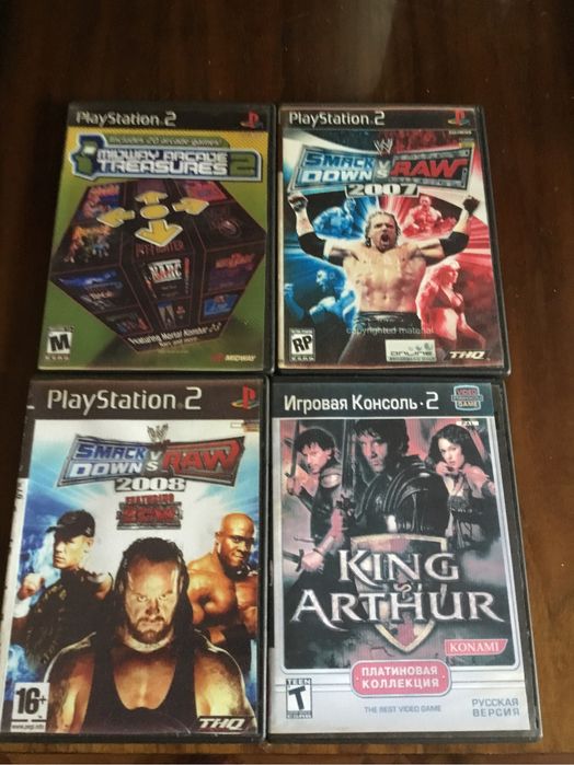 Большая колекция дисков с играми Playstation 2