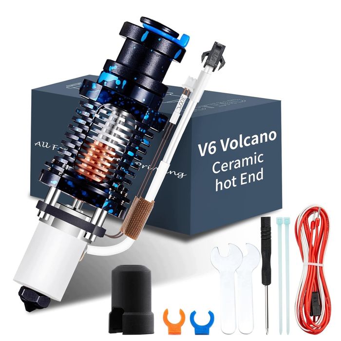 Głowica ekstrudująca V6 Volcano Ceramic: ceramiczny element grzejny 24V 80W