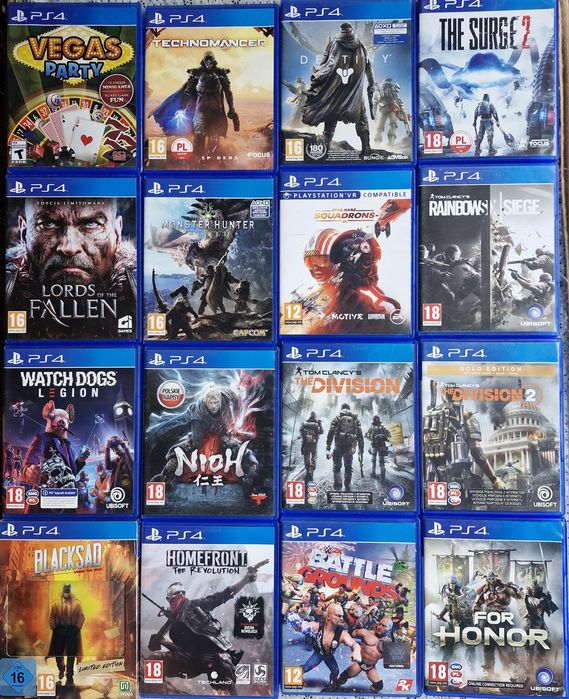 Gry na konsolę PS4