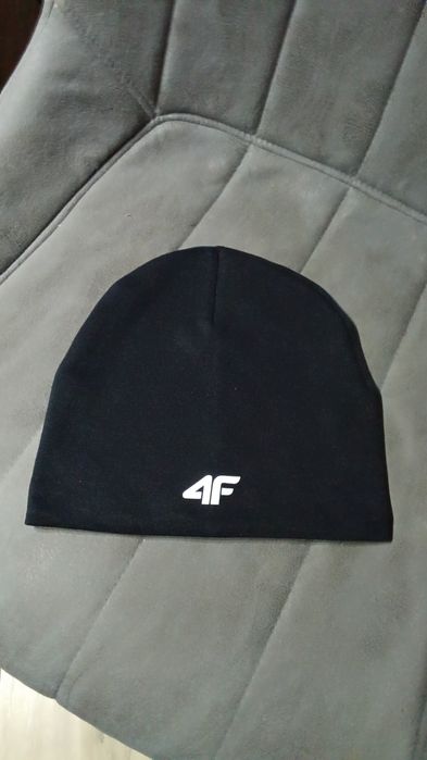 Czapka zimowa męska Polar w środku kolor czarny nowa