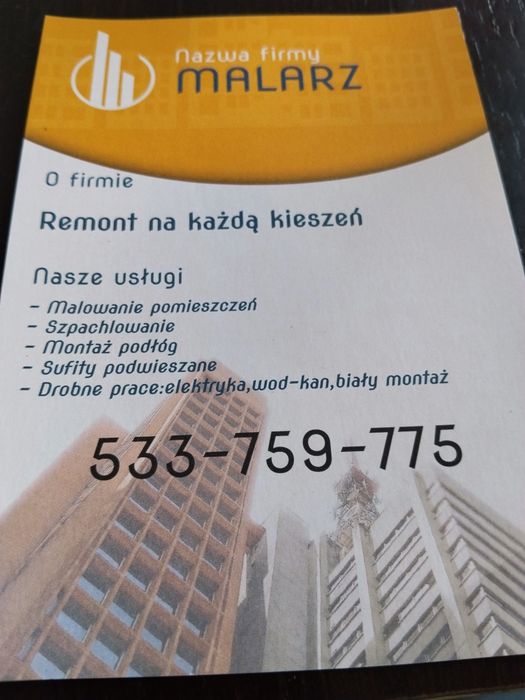 Usługi remontowe