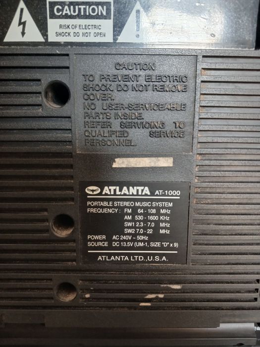 Магнітофон ATLANTA  AT-1000