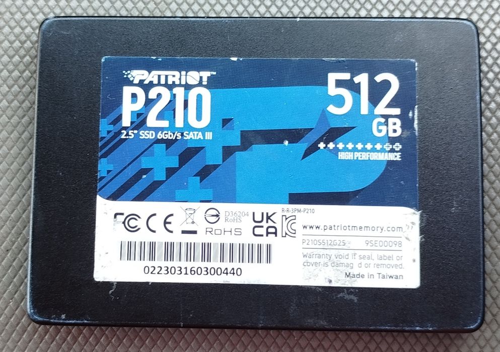 Dysk SSD 512gb 64godziny pracy prawie nówka