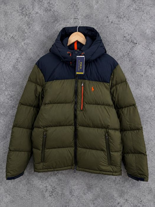 Чоловічий пуховик Polo Ralph Lauren Performance з капюшоном S M L XXL