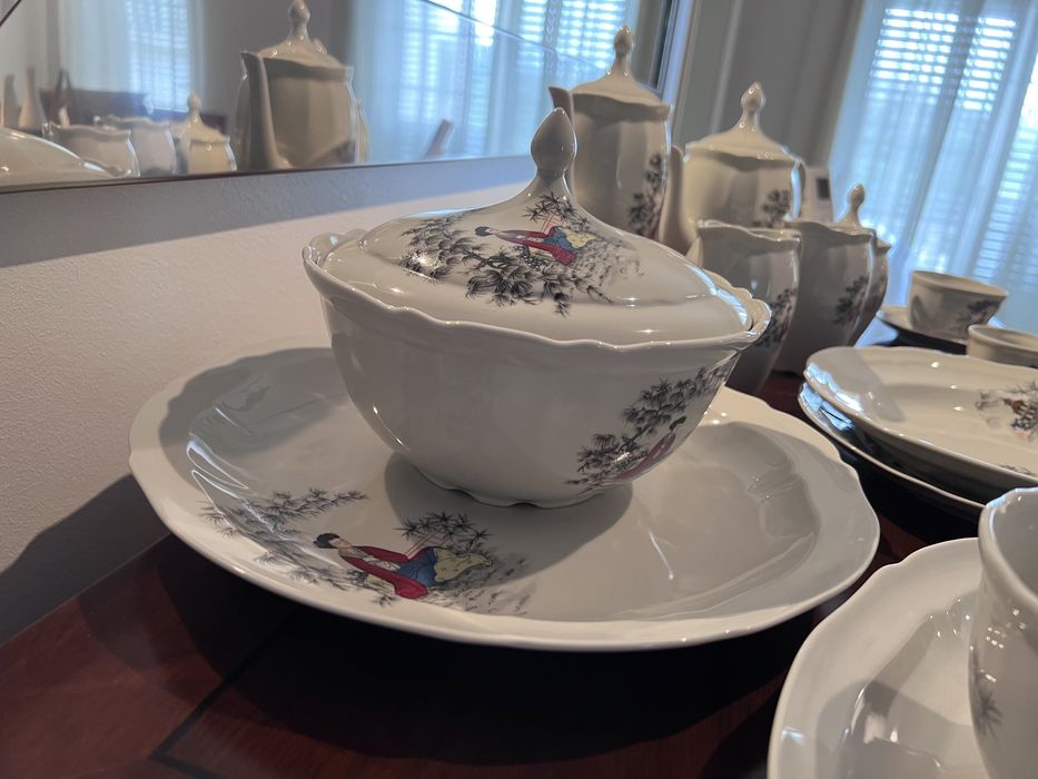 Conjunto de loica chinesa