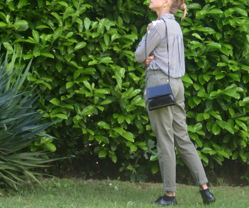 Calças vintage militar, 38, Cortefiel