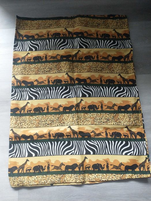 Obrus + serwetki z Kenii, obrus afrykański, oryginalny