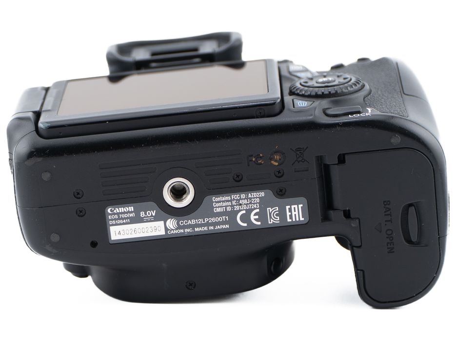 Lustrzanka Canon EOS 70D z ładowarka - przebieg 37726 zdjęć