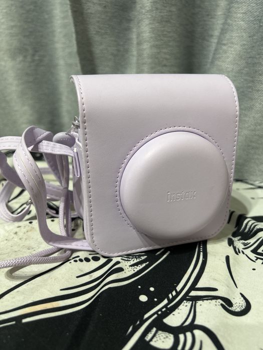 camera instax mini 12 roxo completo