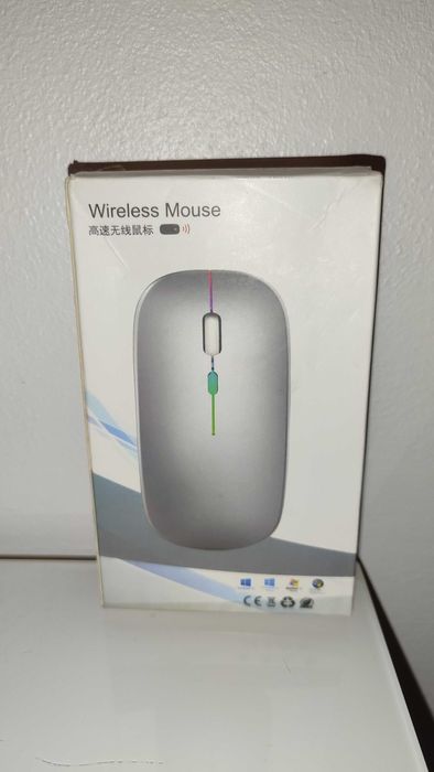 Rato wireless , recarregável, 1600 dpi