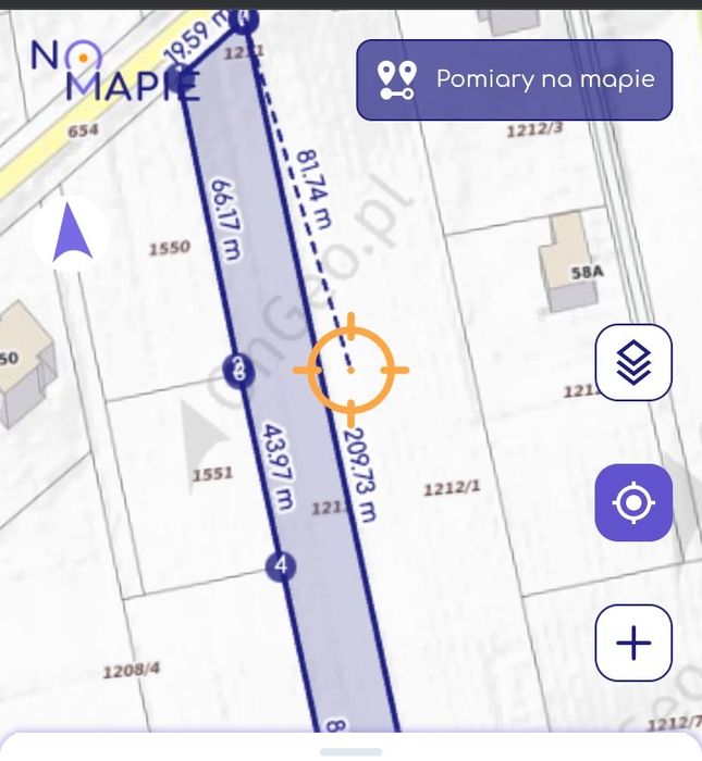Sprzedam działkę Krępiec