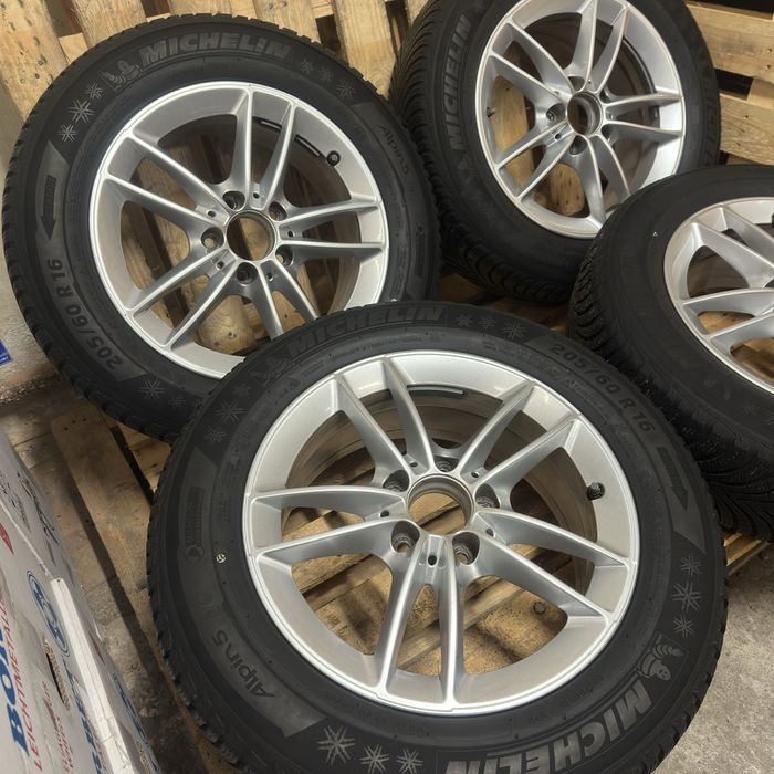 koła Alu OE Mercedes VW Audi 16'' 5x112 zima Michelin Alpin 205/60/16