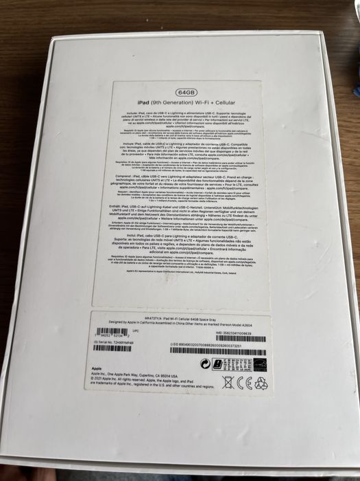 Ipad 9 gereção 64gb