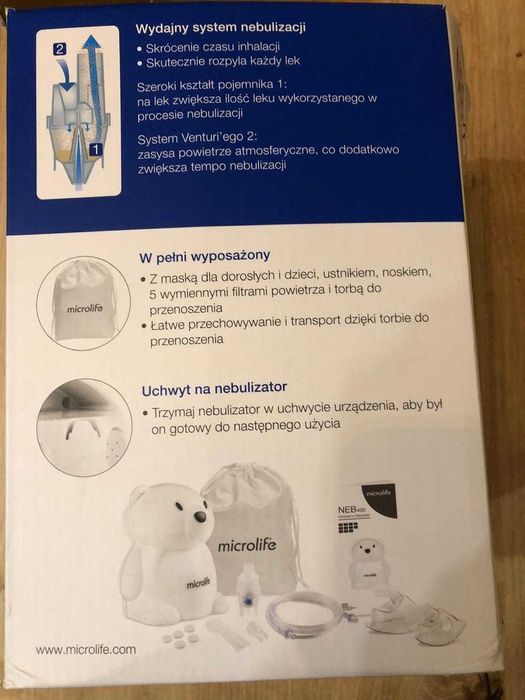 Inhalator dla dzieci NEB 400 MIŚ Microlife
