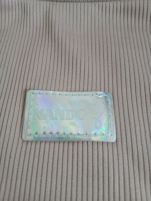 Komplet dziewczecy prążkowany r 140