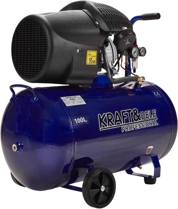 KRAFT&DELE Kompresor Olejowy 100l Sprężarka 3kw 8 Bar 320l/min KD4065