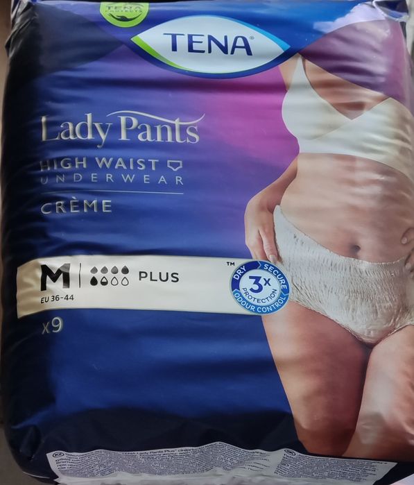 Уролог ічні труси Tena Lady Pants Plus для жінок Medium 9 шт Creme
