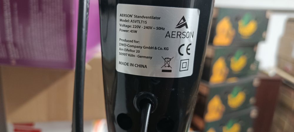 Wentylator podłogowy Aerson