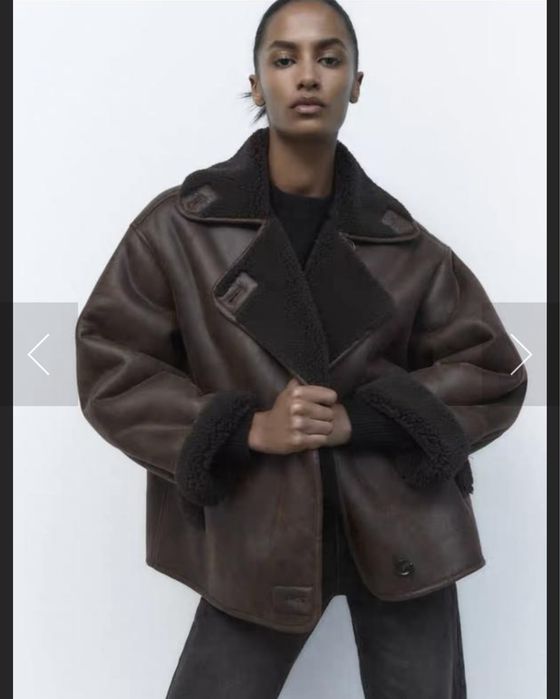 Дубленка Зара Zara