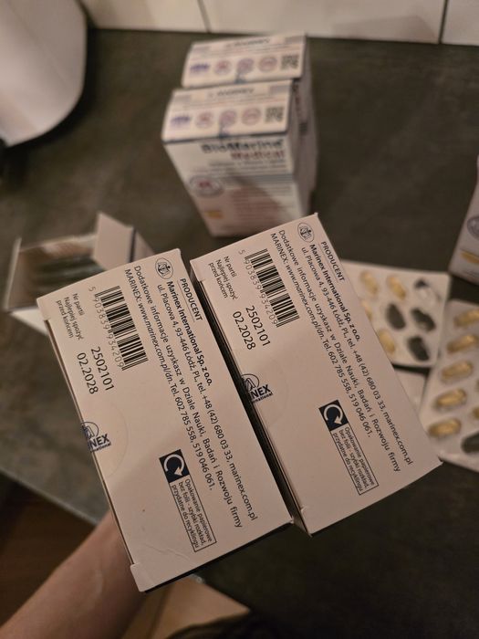 Biomarine medical omega tran suplement nowe 6 opakowań okazja