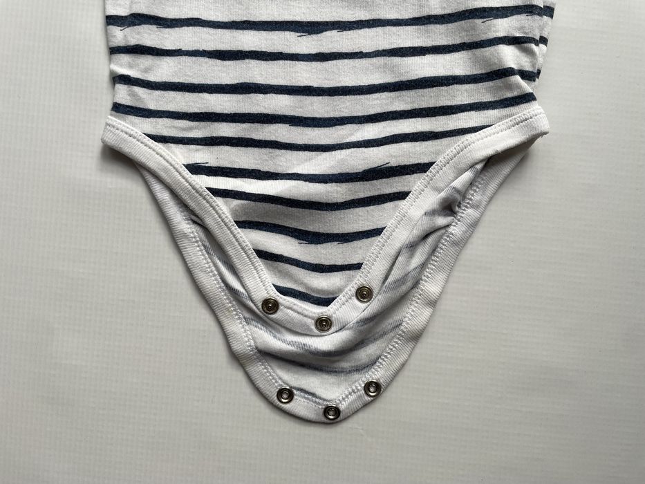 Body Lupilu 86/92 w paski, bawełna, krótki rękaw
