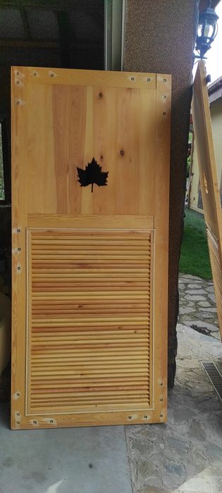 Drzwi drewniane sosnowe