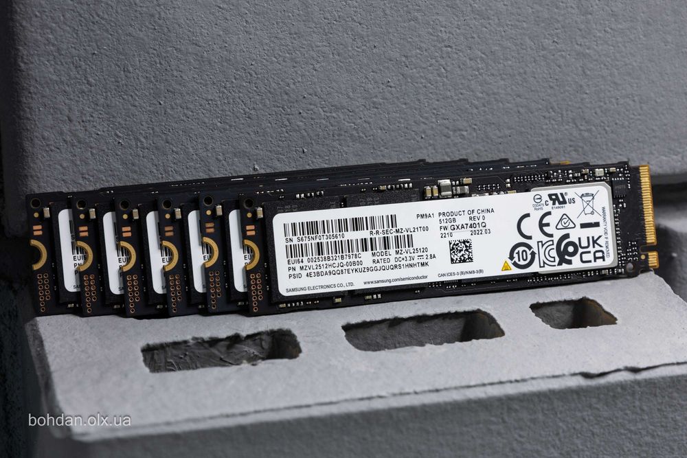 Samsung PM9A1 512GB NVMe SSD (MZ-VL25120) - OEM-версія 980 PRO