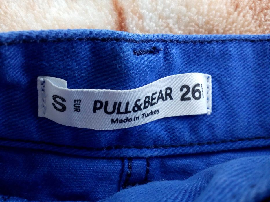 Niebieska chabrowa jeansowa spódnica Pull & Bear 36 jeans jak nowa