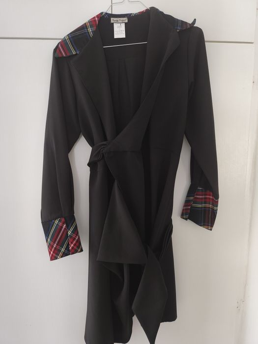 Vestido Preto Cruzado