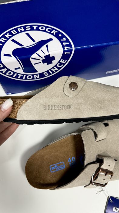 Шльопанці клоги жіночі чоловічі  Birkenstock boston біркеншток, клоги, сабо