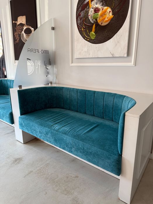 Kanapa glamour turkus