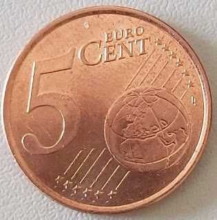 5 Cêntimos de 2001  da França