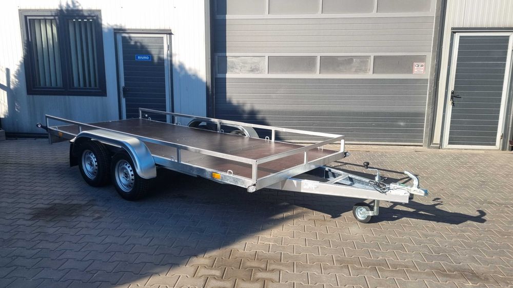 Przyczepka samochodowa na 2 Quady 400x156 750 kg Producent - TRANSPORT