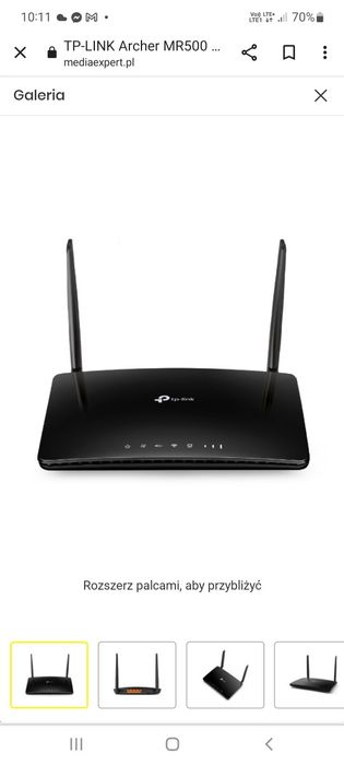 Ruter wf LTE 6 Tp Link Archer MR 500