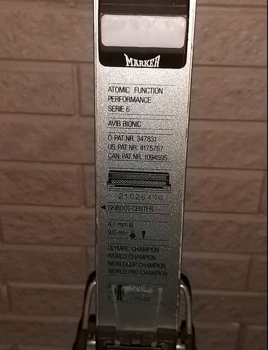 Лижи atomic serie 6, rossignol