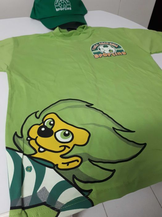 Camisola S e Boné da Taça Academia Sporting NOVO