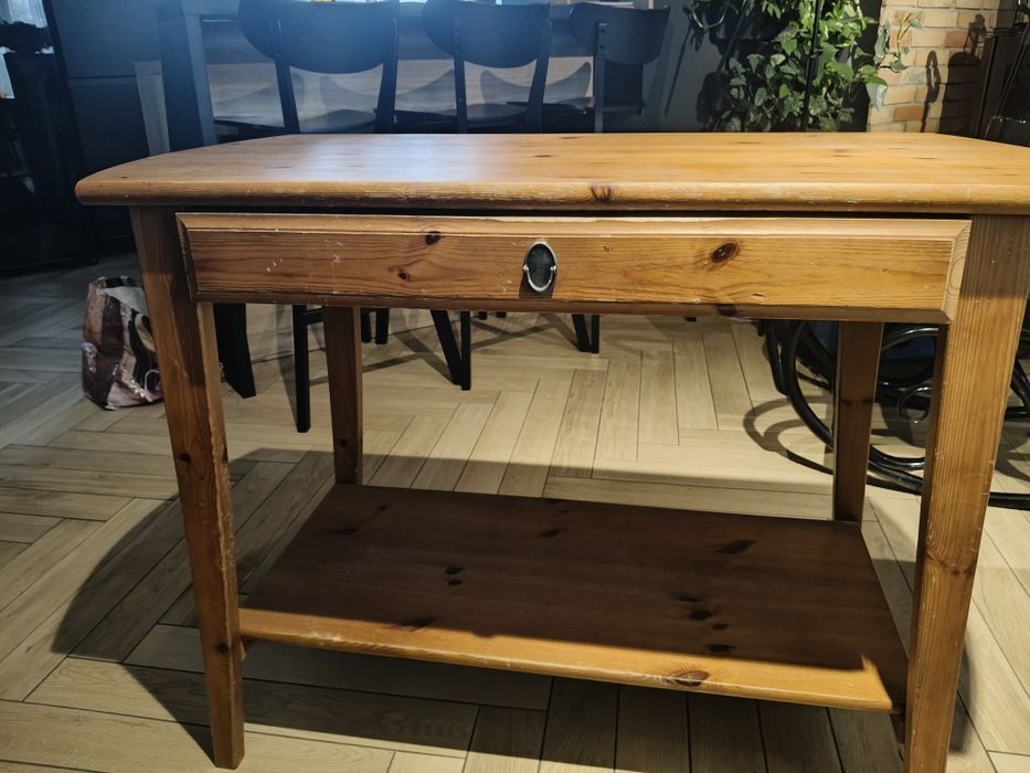 Biurko stolik z półką IKEA LEKSVIK