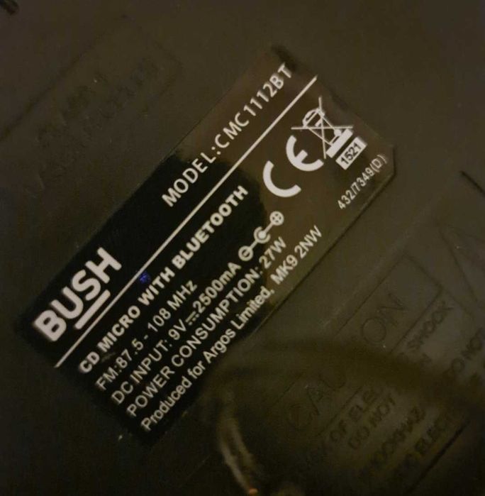 Radio CD z Bluetooth Bush