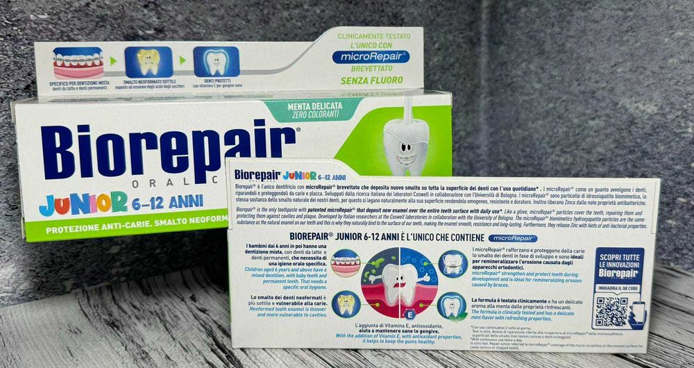 Зубна паста Biorepair Junior 6-12 років 75 мл