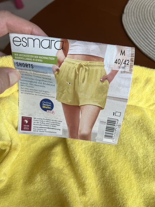 Жіночі шорти жовті Esmara НОВІ рEUR M40/42