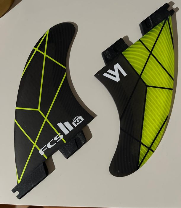 Quilhas Surf FCS II KA Small fins Carbono – Como Novas