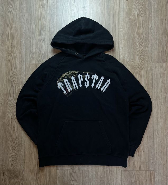 Trapstar Leopard Logo Męska M Bluza z kapturem Hoodie Drill Rap Streetwear