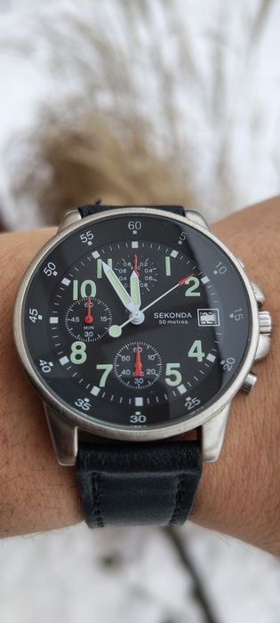 Zegarek SEKONDA chronograf!