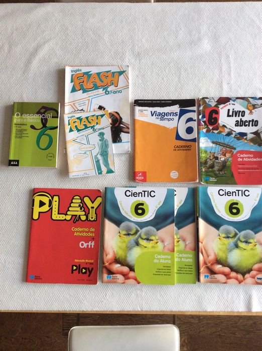 Cadernos atividades 6 ano