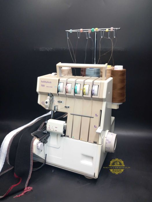 OVERLOCK Pfaff  3.4,5 nitkowy jeans, dresówka, bawełna  12MSC GWAR.