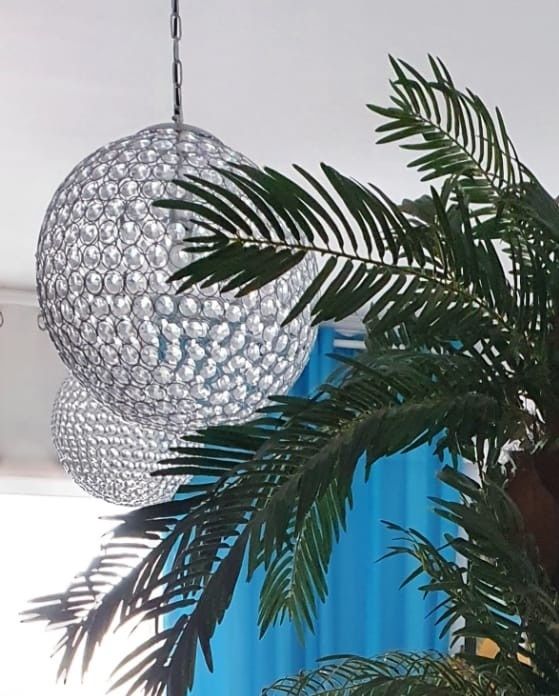 Dois Candeeiro brilhantes, novos volta 35 cm diâmetro