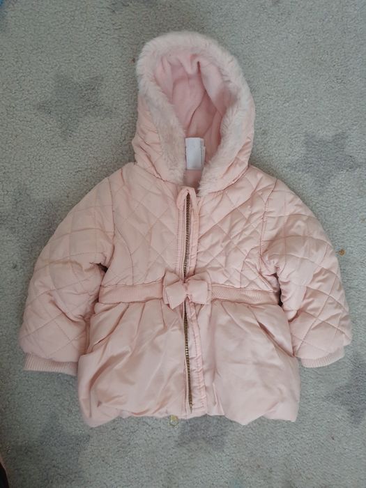 Kurtka kurteczka pudrowy róż 74/80, c&a wiosna