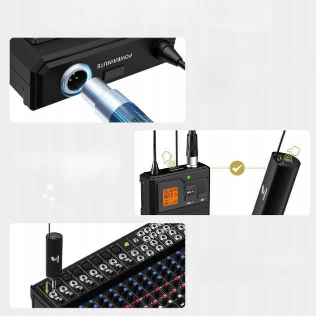 Mikrofon nagłowny Tonor TW621/TW632