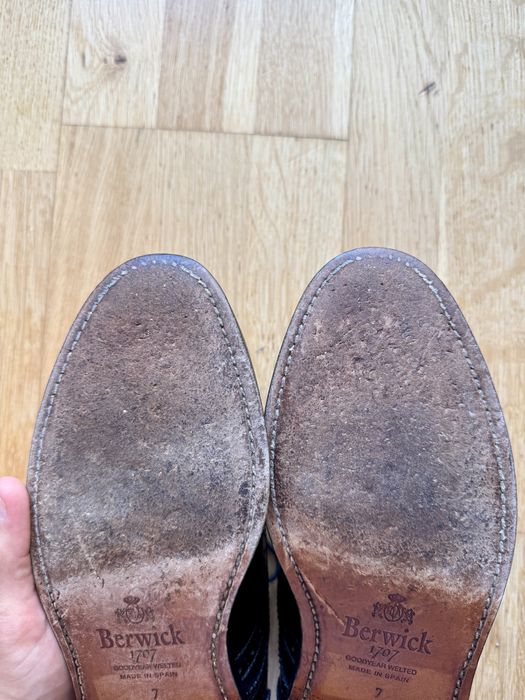 Buty Berwick 2370 brogsy derby rozmiar 7
