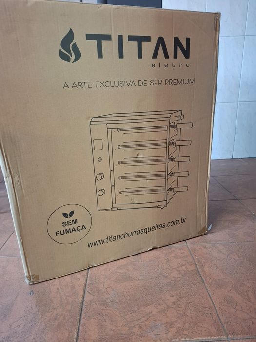 Churrasqueira elétrica sem fumaça